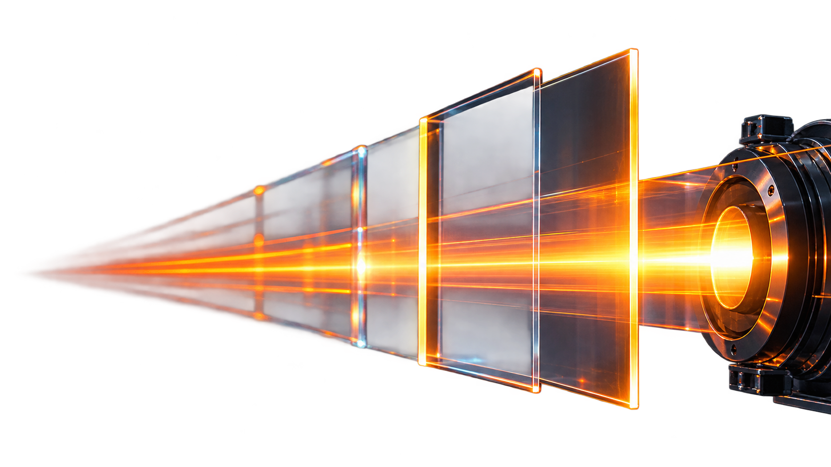 Laser glass optical component